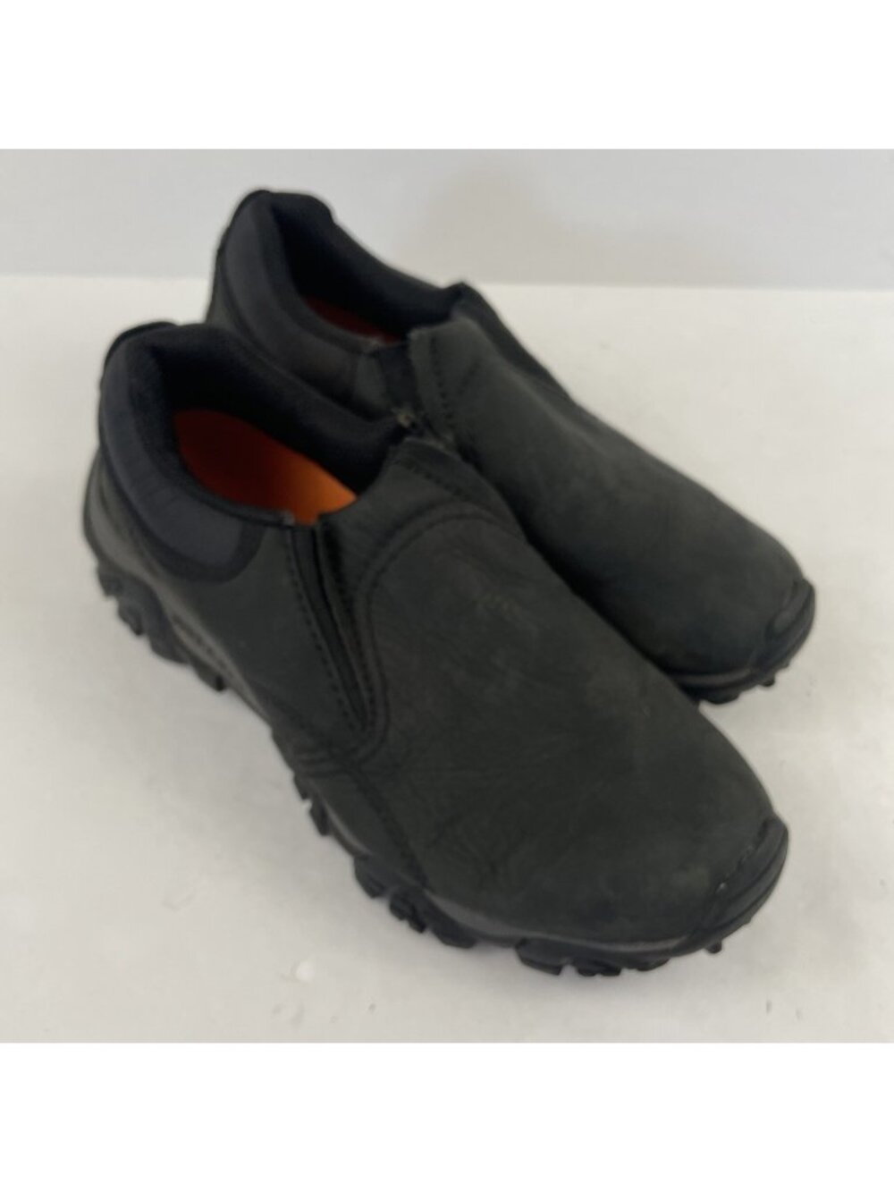 Merrell Jungle Moc Slip On Shoes Men's 8 Black Suede Casual Comfort Loafers